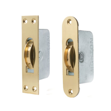 2” Solid Brass Faceplate Sash Pulley