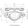 Heritage Fastener Non-Locking Satin Nickel - Image 2