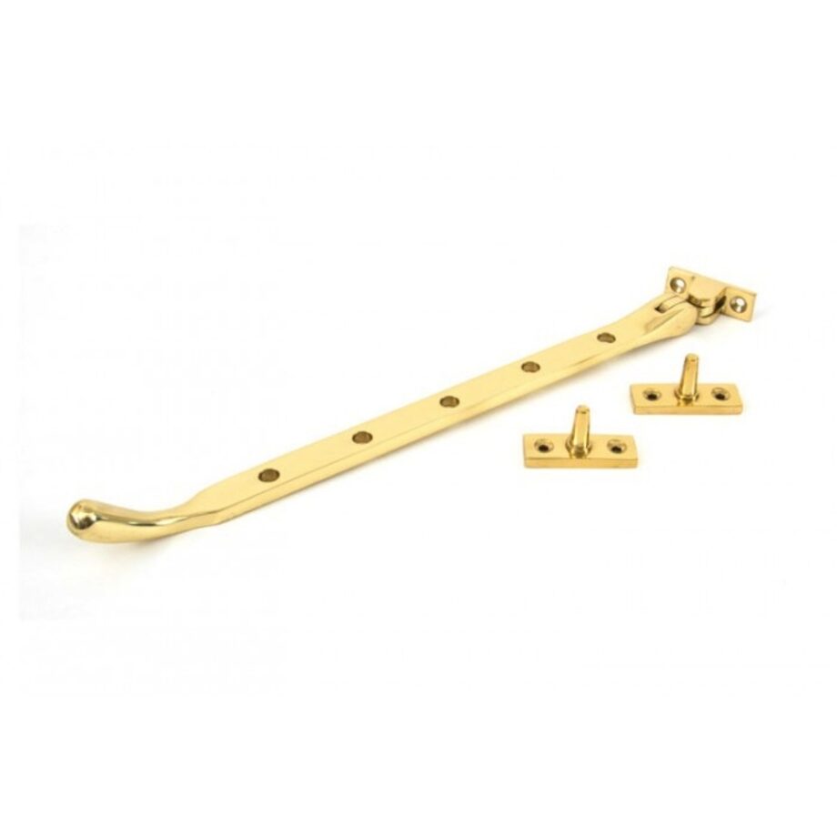 Polished Brass Peardrop Stays - Image 3