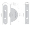 1 ¾" Solid Brass Faceplate Sash Pulley - Image 2