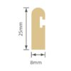 FSC® Certified Wood Plastic Composite (WPC) Parting Beads - Image 3