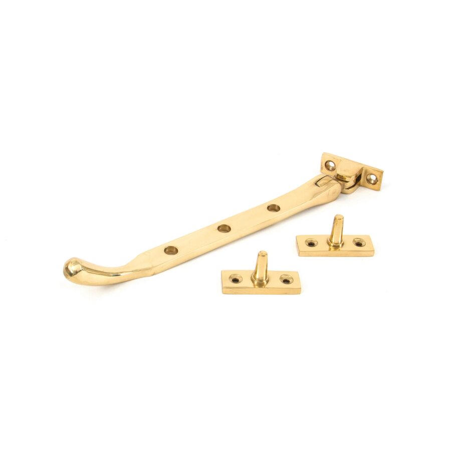 Polished Brass Peardrop Stays