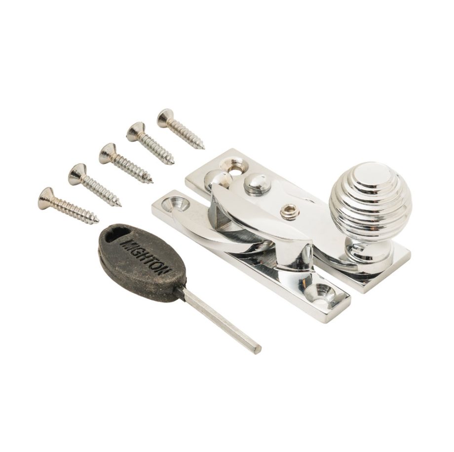Hooklock Reeded Knob Standard Arm