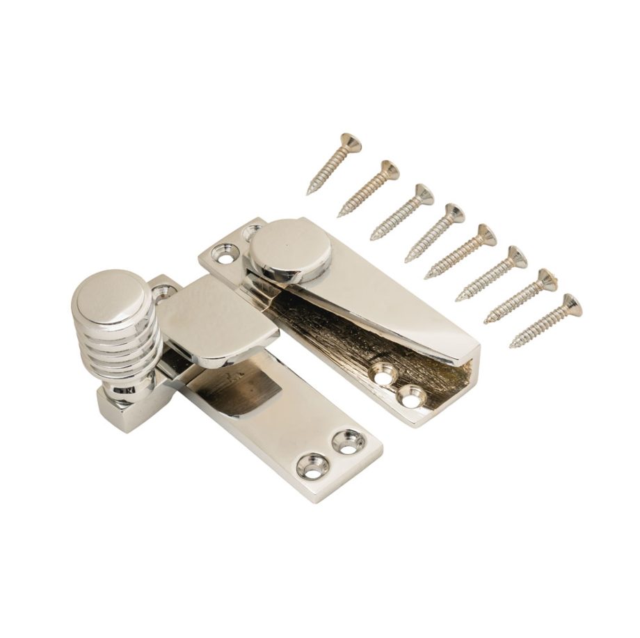 Reeded Straight Arm Fastener Non-Locking