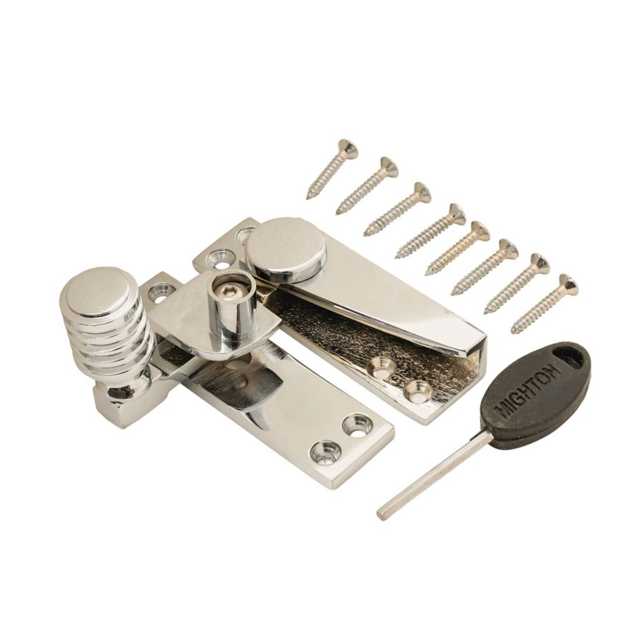 Reeded Straight Arm Fastener Locking