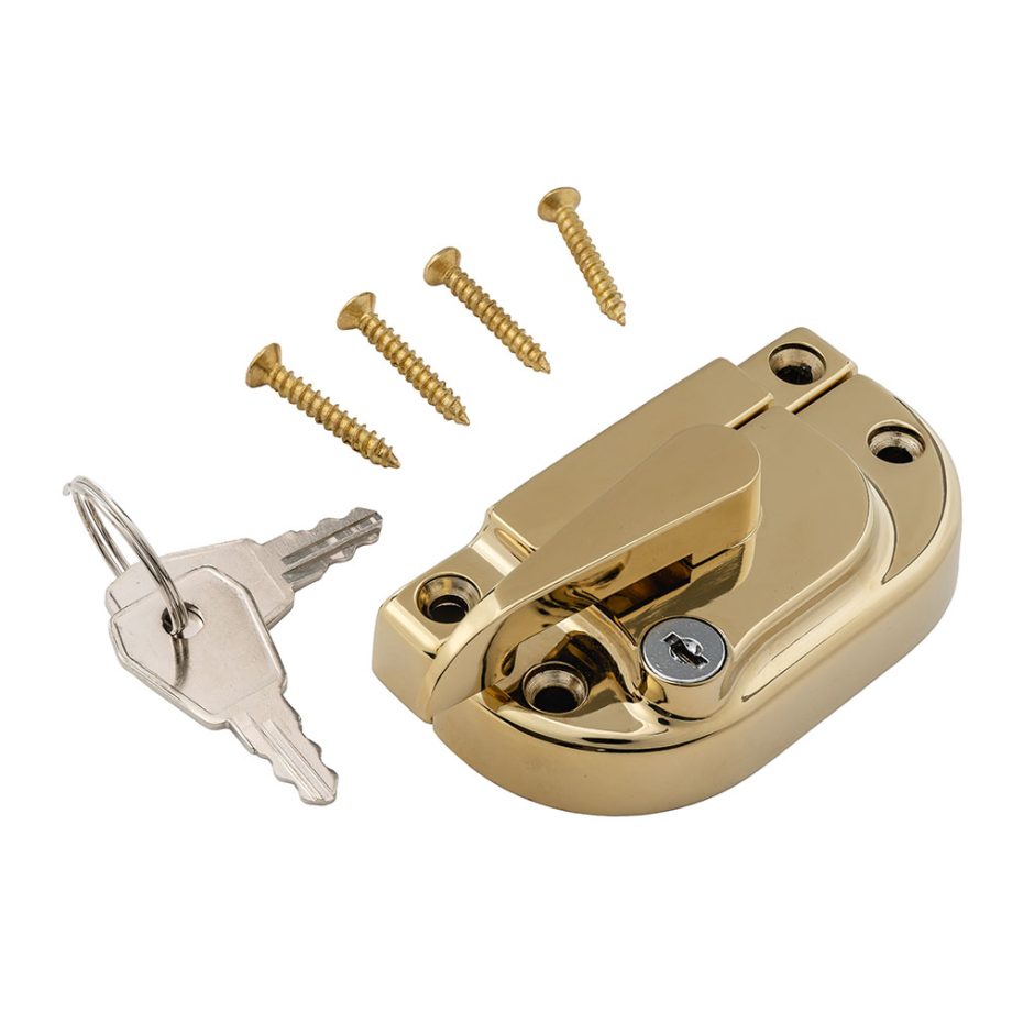 Securifitch Fastener PVD Brass Right-Hand Locking