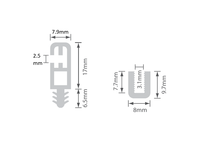 Ultrabead Plastic Two-Part Parting Bead PBDF - Image 2